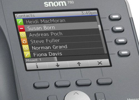 טלפון משרדי סנום Snom 760 IP