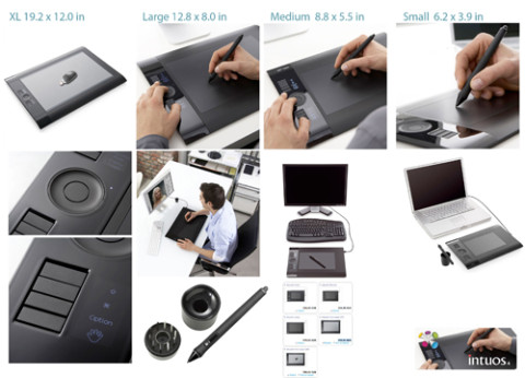 לוח כתיבה גרפי Wacom Intuos