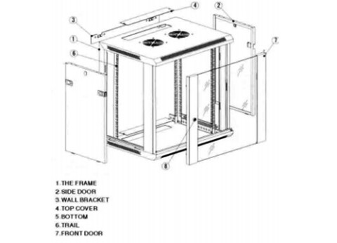 ארונות תקשורת | ארון תקשורת 12U