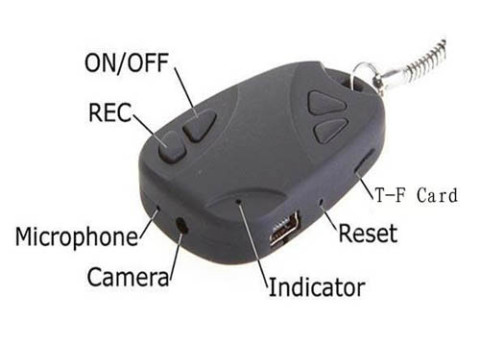 מצלמת אבטחה נסתרת שלט