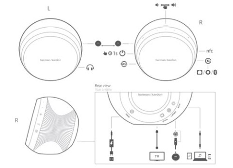 רמקול בלוטוס Harman Kardon NOVA
