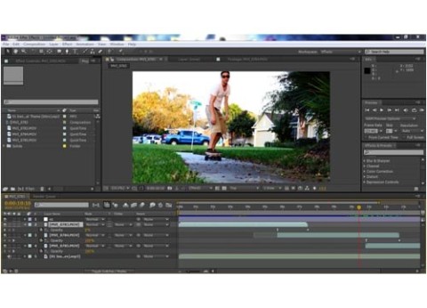 תוכנה לעריכת וידיאו After Effects