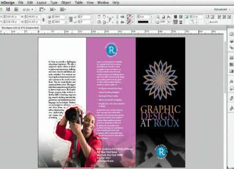 תוכנת עיצוב והוצאה לאור אדובי אינדיזיין InDesign