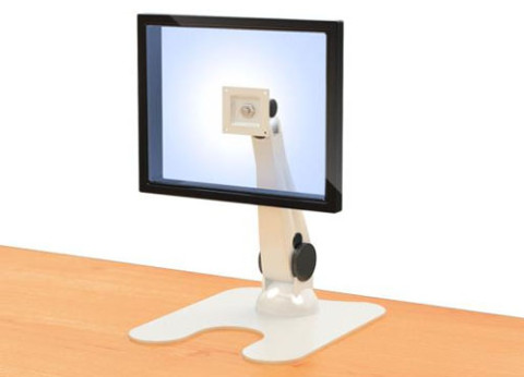 מעמד למסך מחשב עם גובה מתכוונן