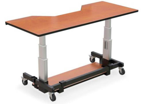 שולחן מחשב חשמלי מתכוונן עמידה ישיבה ארגונומי