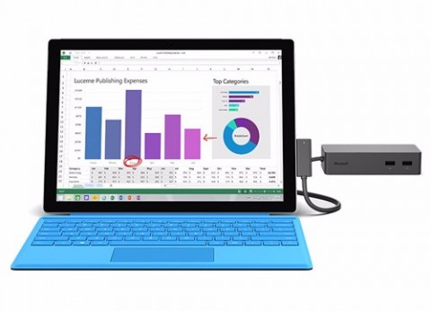 תחנת עגינה למיקרוסופט סרפס Microsoft Surface Dock