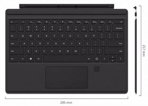 מקלדת לטאבלט סרפס פרו Type Cover Surface Pro 4