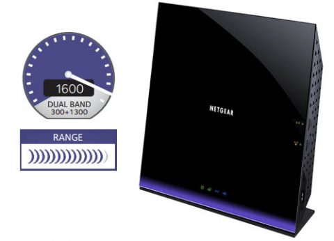 ראוטר מודם VDSL/ADSL נטגיר Netgear D6400