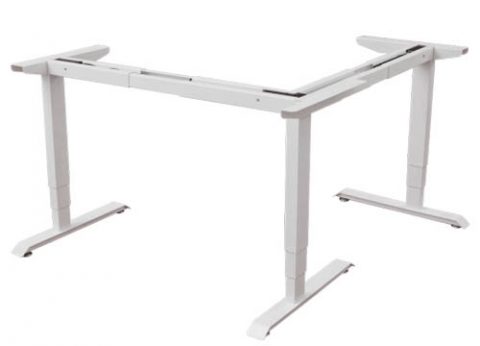 שולחן מחשב חשמלי פינתי בצורת L